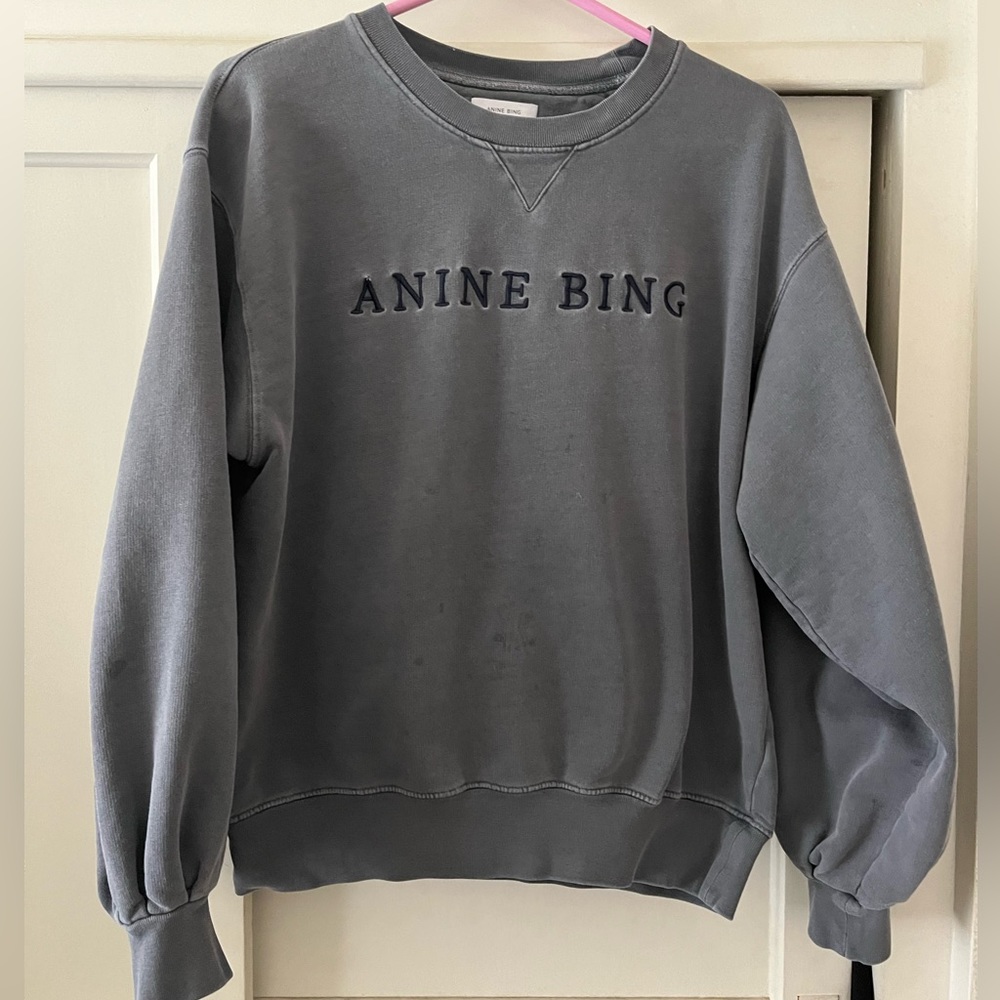 Anine Bing
Esme Cotton Word Logo Sweatshirt